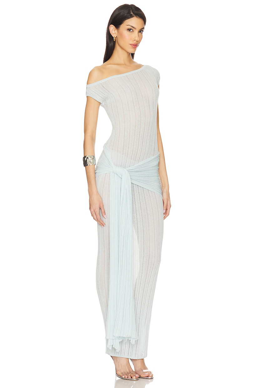 Callie Sheer Midi Knit Dress - luluinthesky