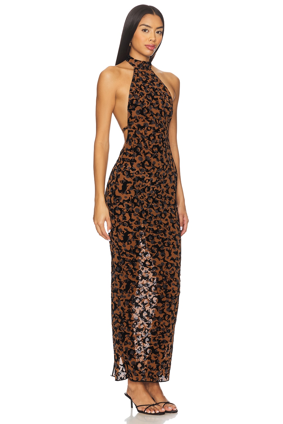 Mesh Halter Dress - luluinthesky