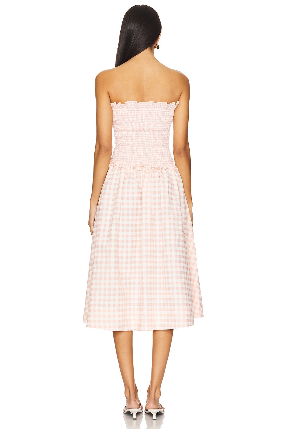 Petal Gingham Midi Dress - luluinthesky