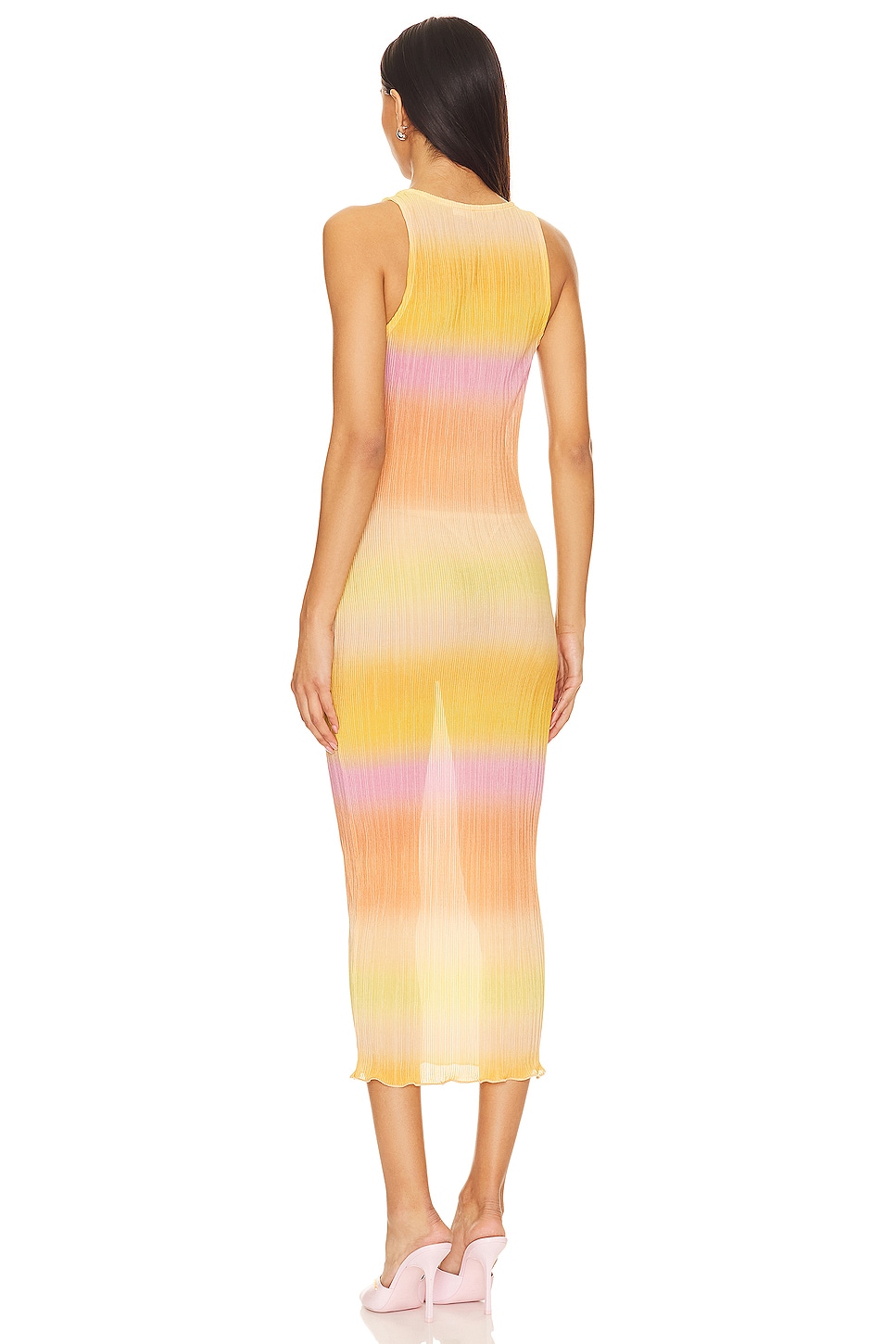 Giada Sheer Midi Dress - luluinthesky