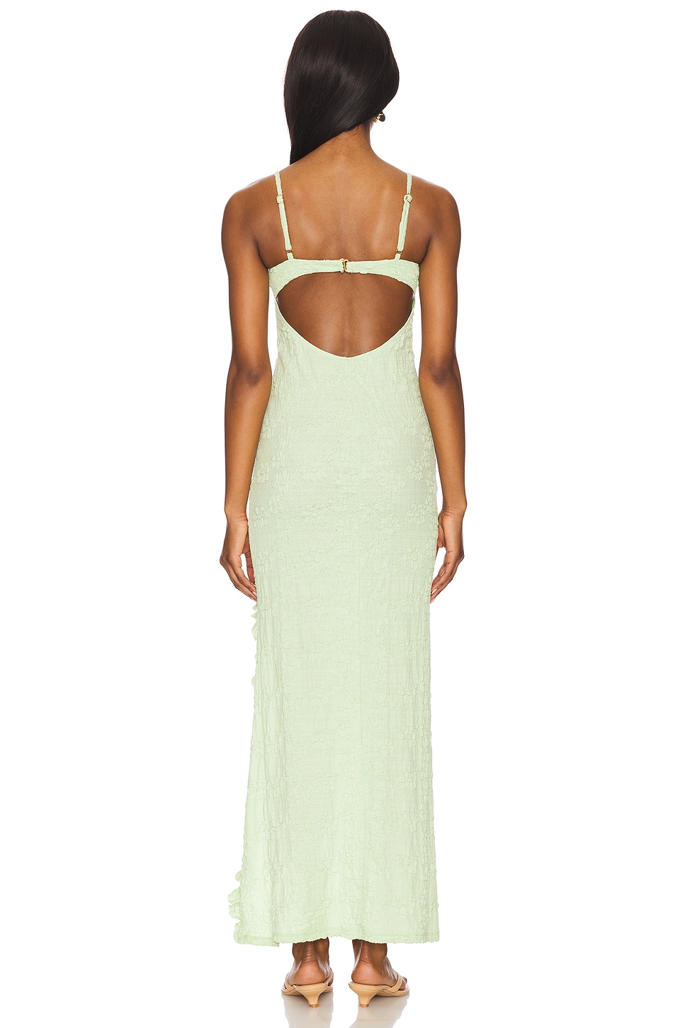 Petal Long Slip Dress - luluinthesky