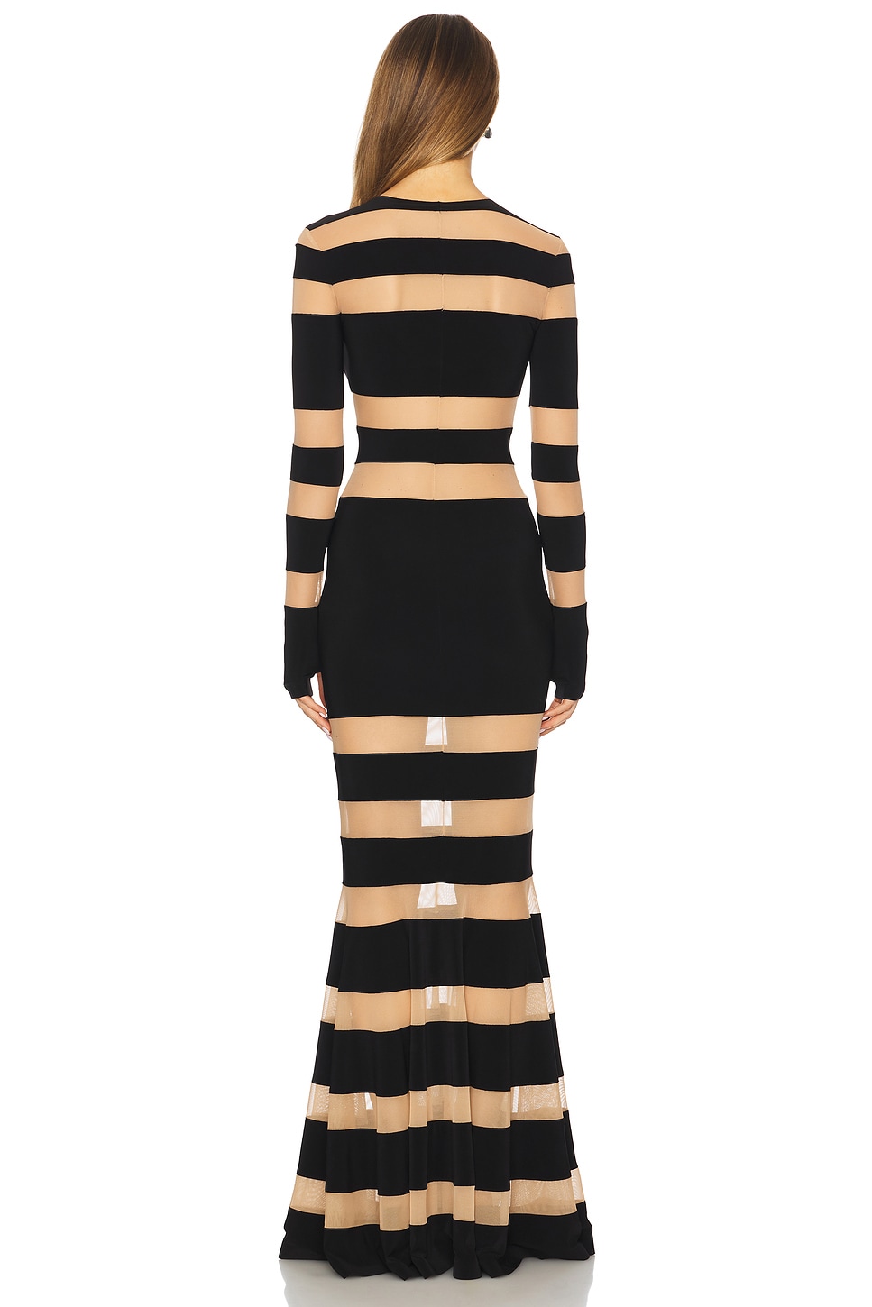 Spliced Dress Fishtail Gown - luluinthesky