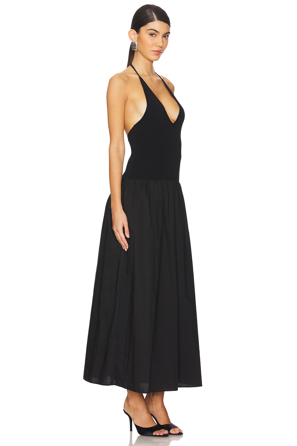 Aliah Halter Midi Dress - luluinthesky