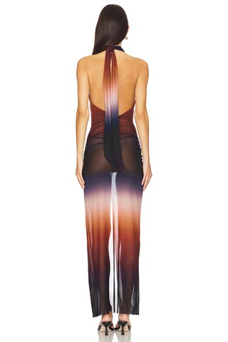 Knotted Halterneck Maxi Dress - luluinthesky