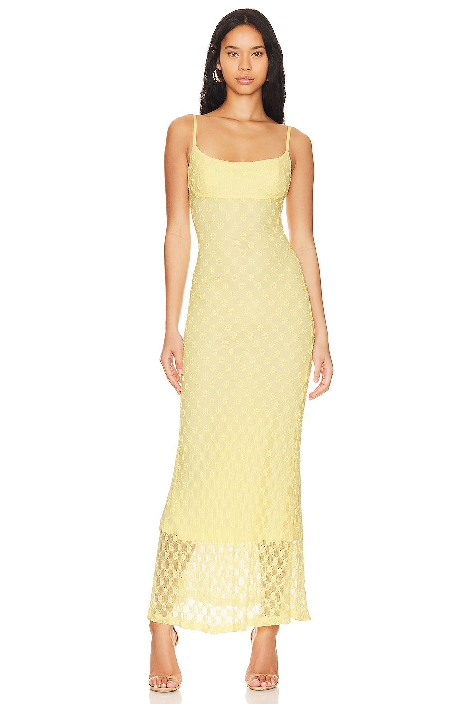 Adoni Mesh Maxi Dress - luluinthesky