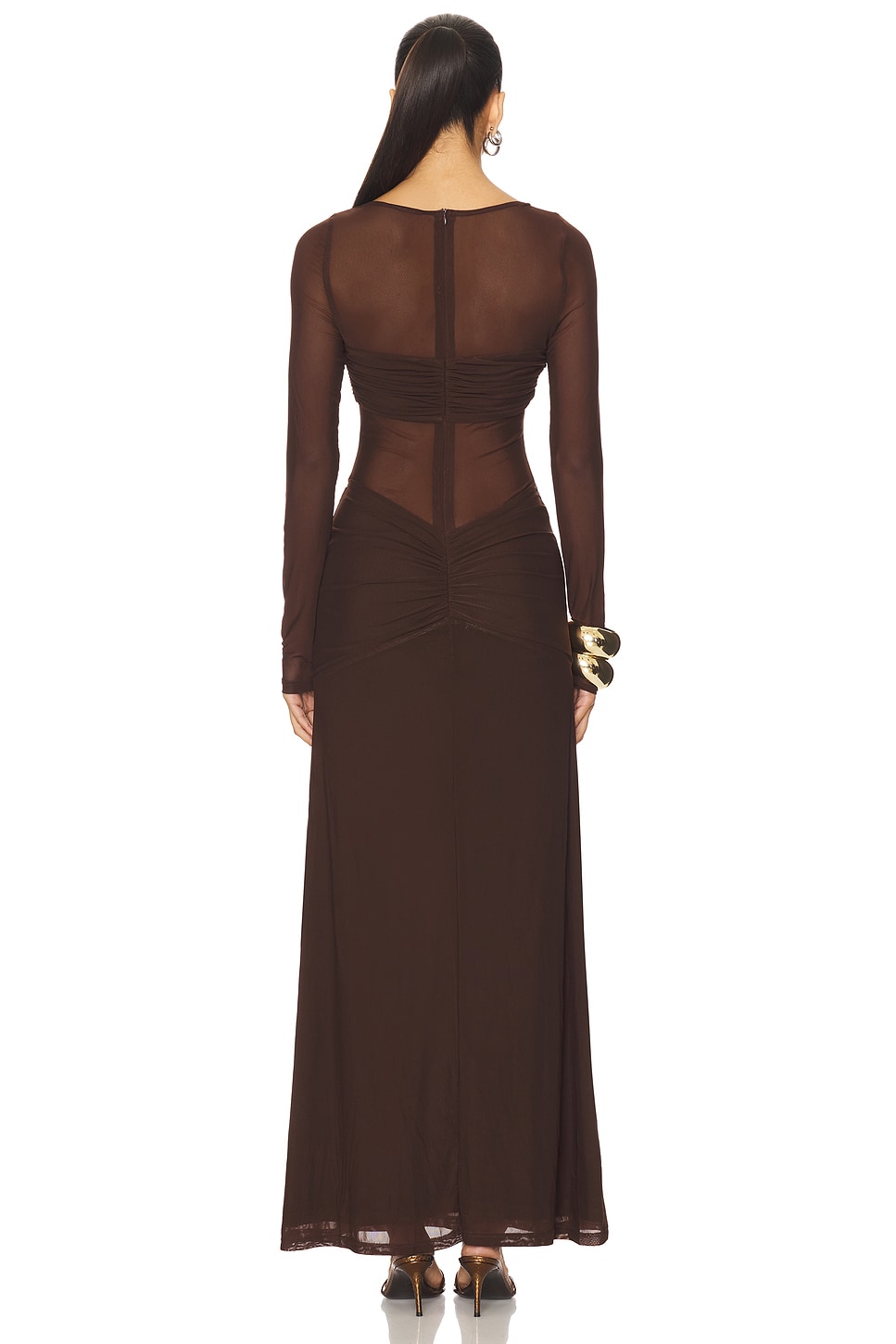 Romy Ruched Maxi Dress - luluinthesky