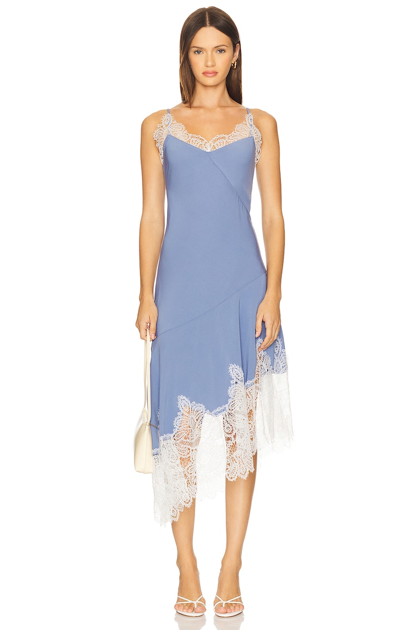 Bias Flare Hem Midi Dress - luluinthesky