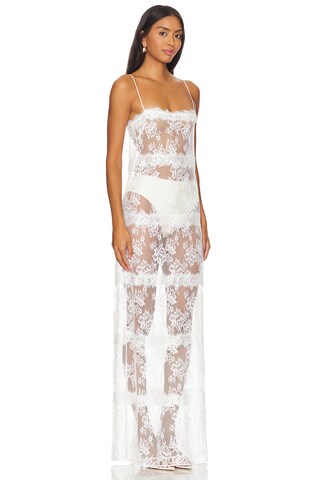 x Maggie MacDonald Millie Sheer Maxi Dress - luluinthesky