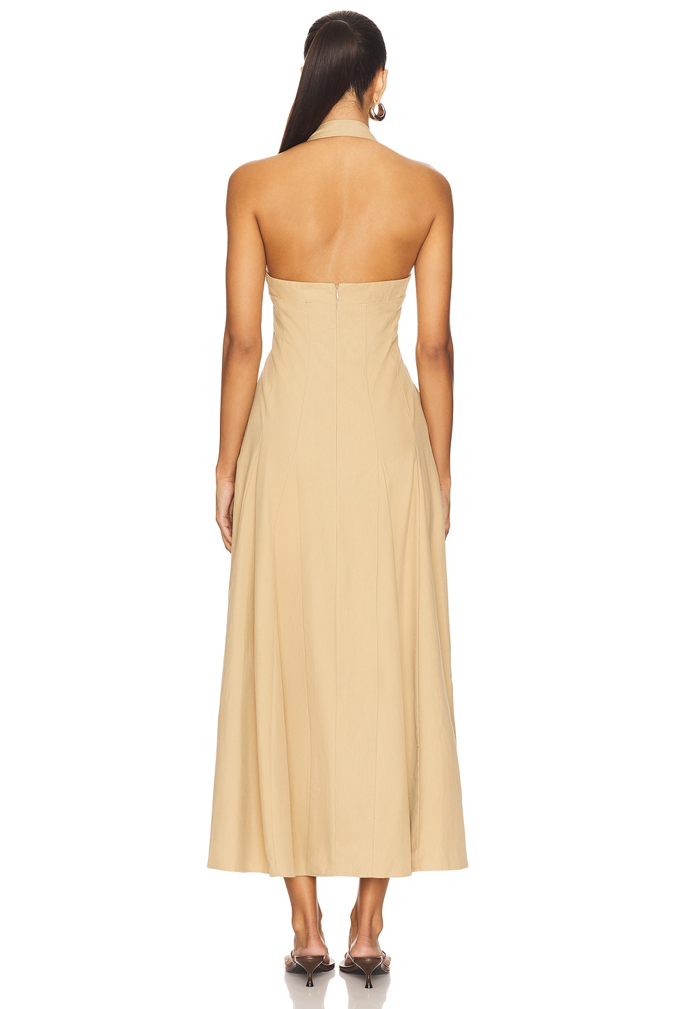 Astrid Halter Midi Dress - luluinthesky