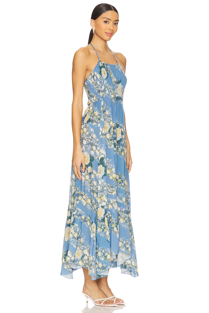 Heat Wave Printed Maxi Dress - luluinthesky