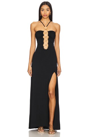 Inner Circle Halter Long Dress - luluinthesky