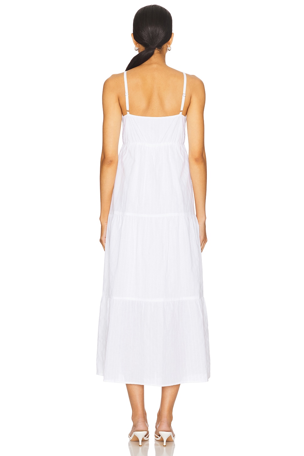 Picot Tiered Dress - luluinthesky