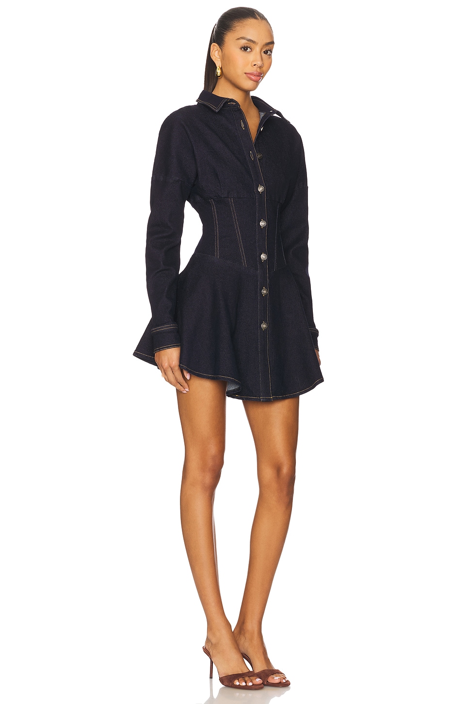 Ella Denim Shirt Dress - luluinthesky