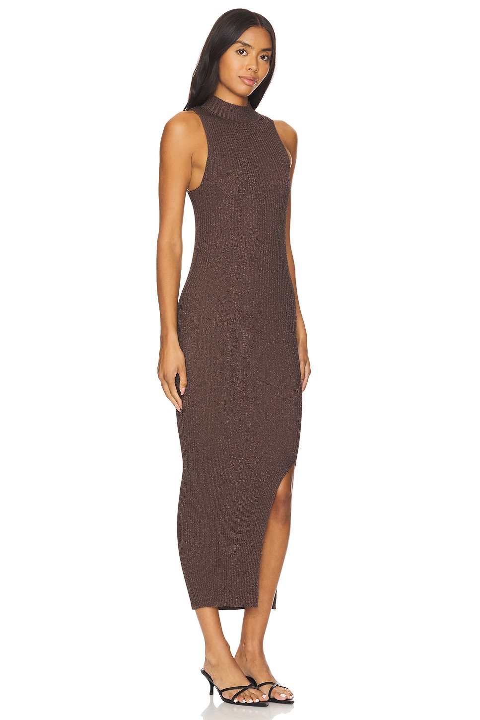 Chloe Lurex Midi Dress - luluinthesky