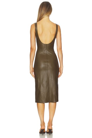 Faux Leather Midi Tank Dress - luluinthesky