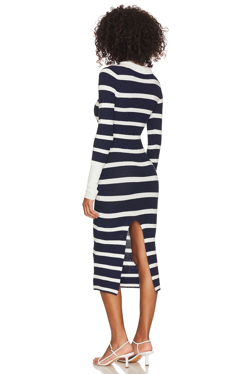 Arlie Striped Midi Knit Dress - luluinthesky