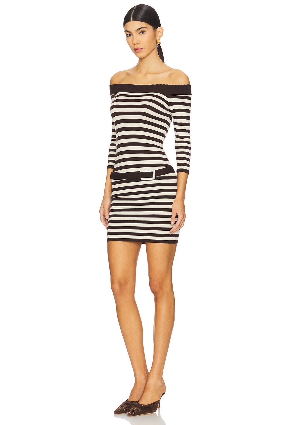 X Bella Hadid Saloon Knit Mini Dress - luluinthesky