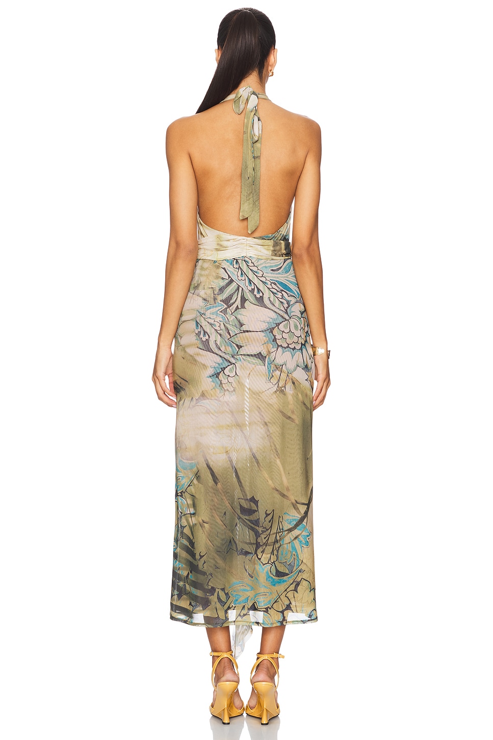 Cindy Plunge Maxi Dress - luluinthesky