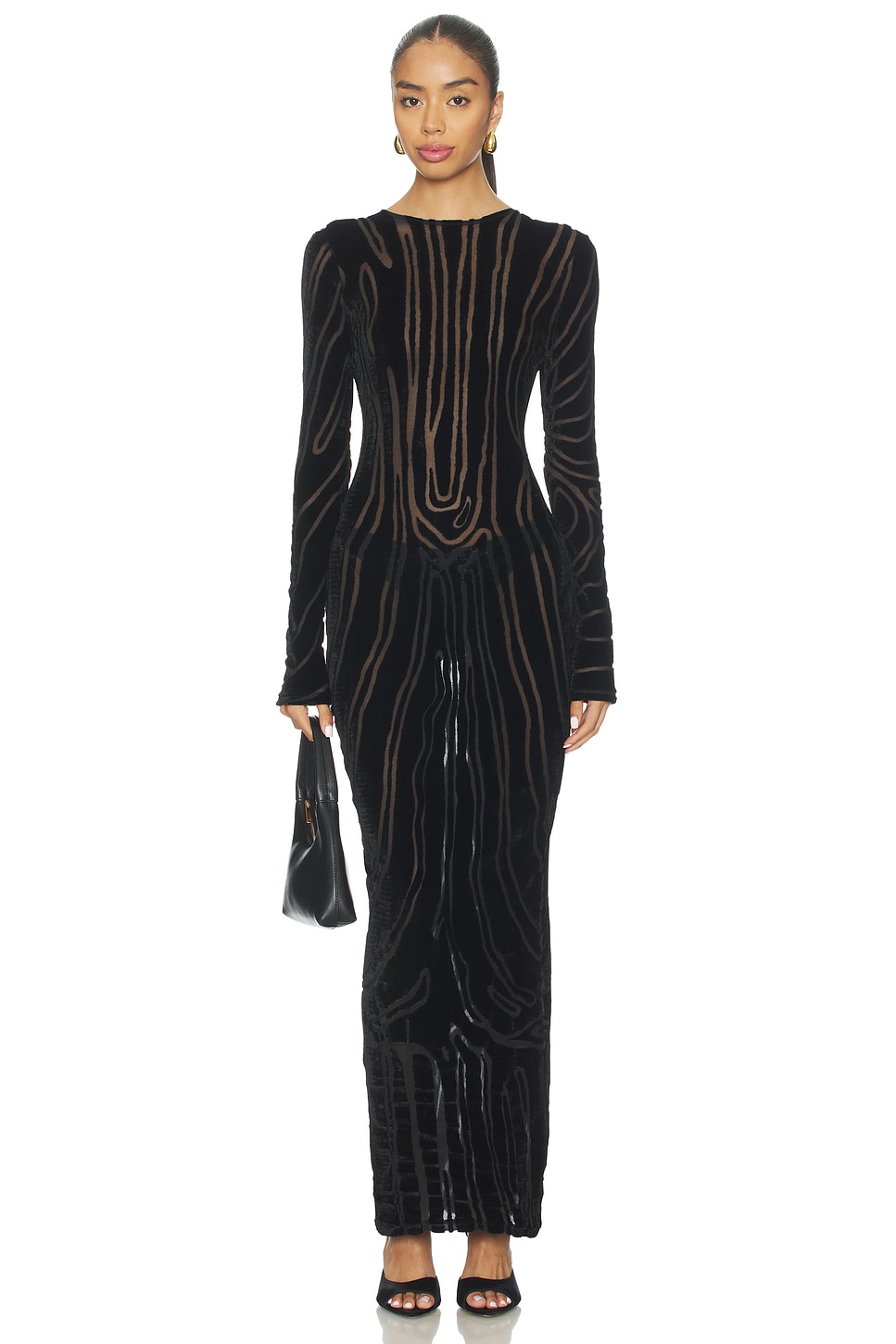 Zebra Bodycon Long Dress - luluinthesky