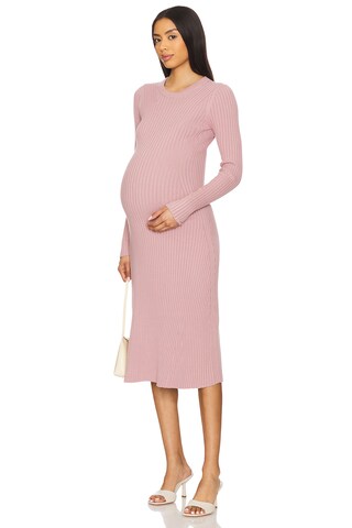 The Eliana Cotton Rib Sweater Dress - luluinthesky