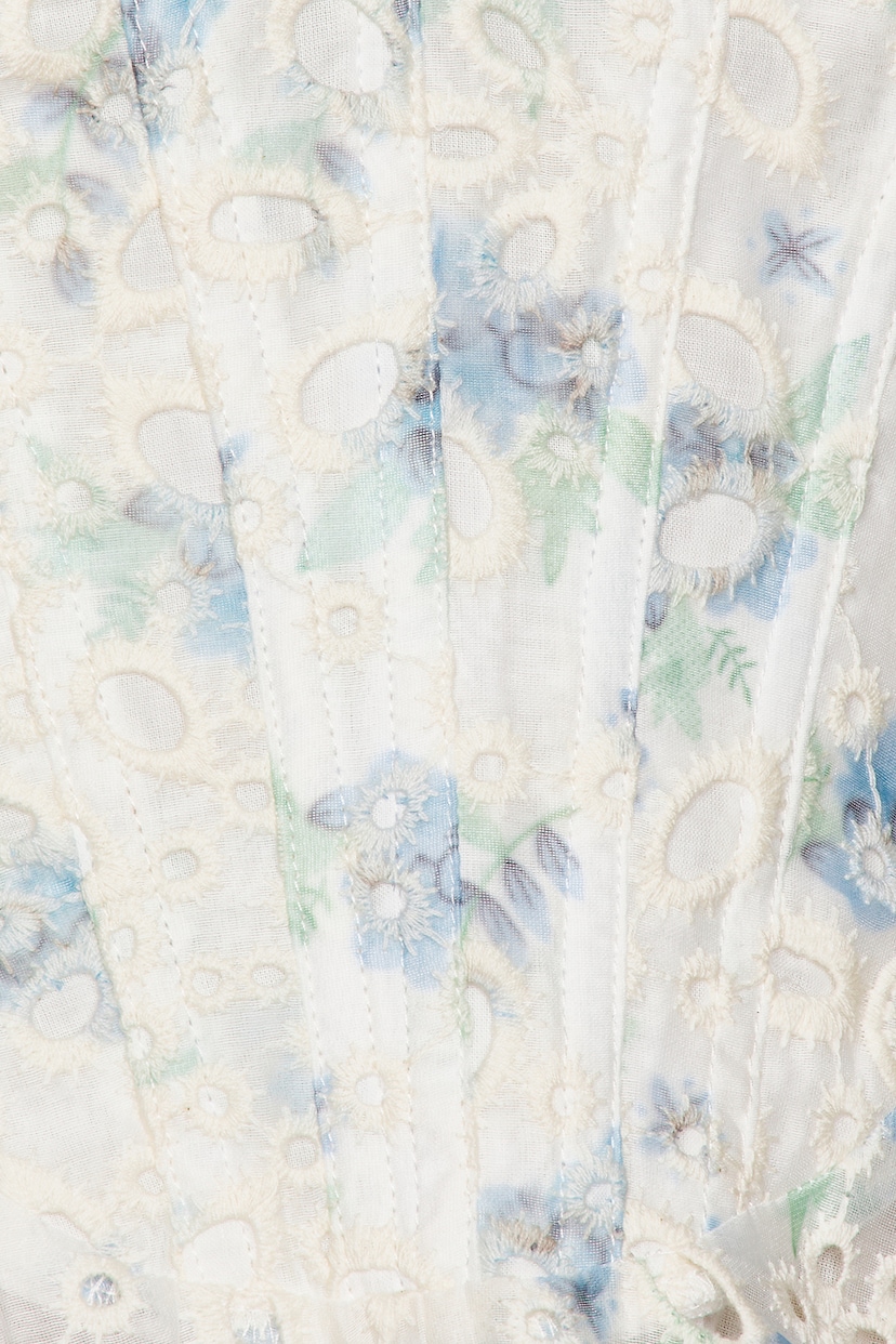 Adaline Broderie Midi Dress - luluinthesky