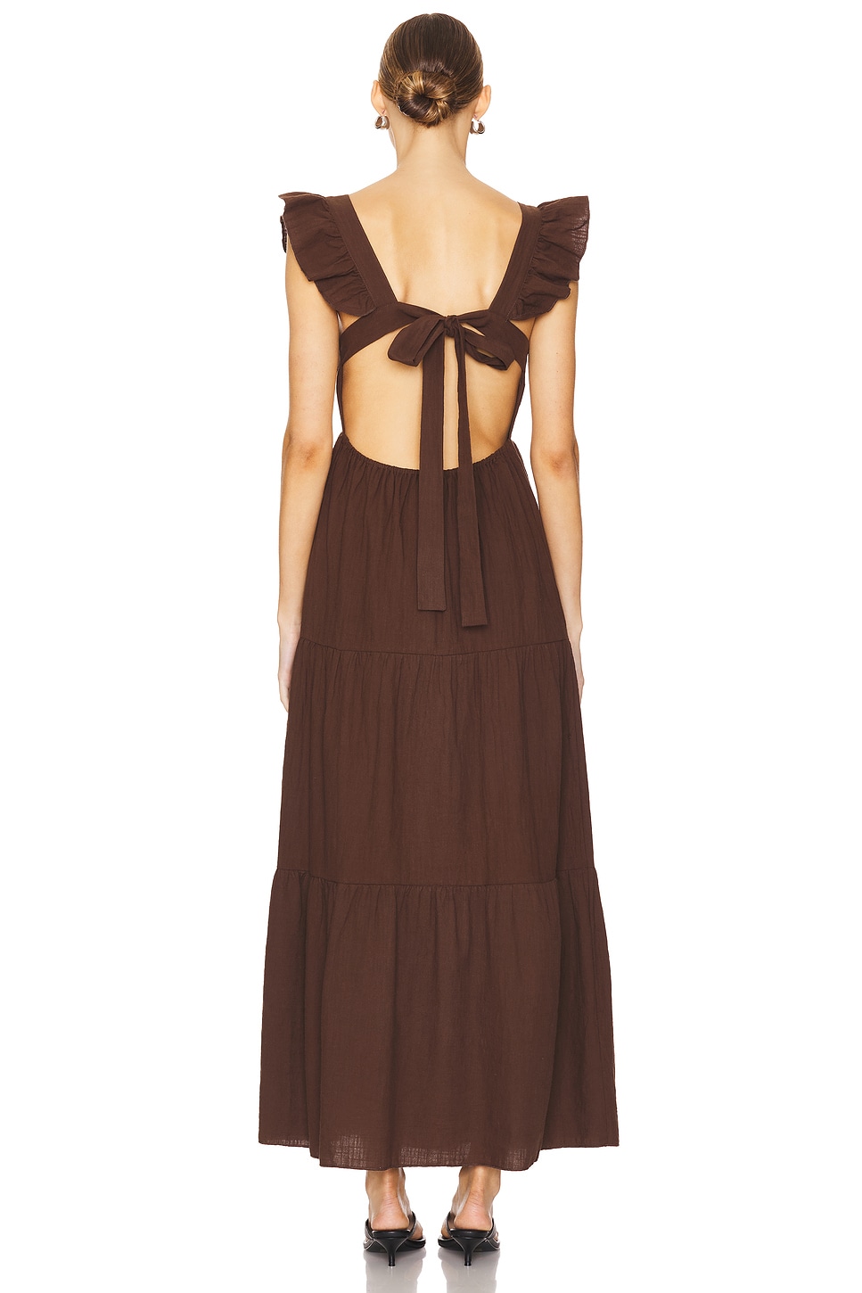 x REVOLVE Peaches Linen Dress - luluinthesky