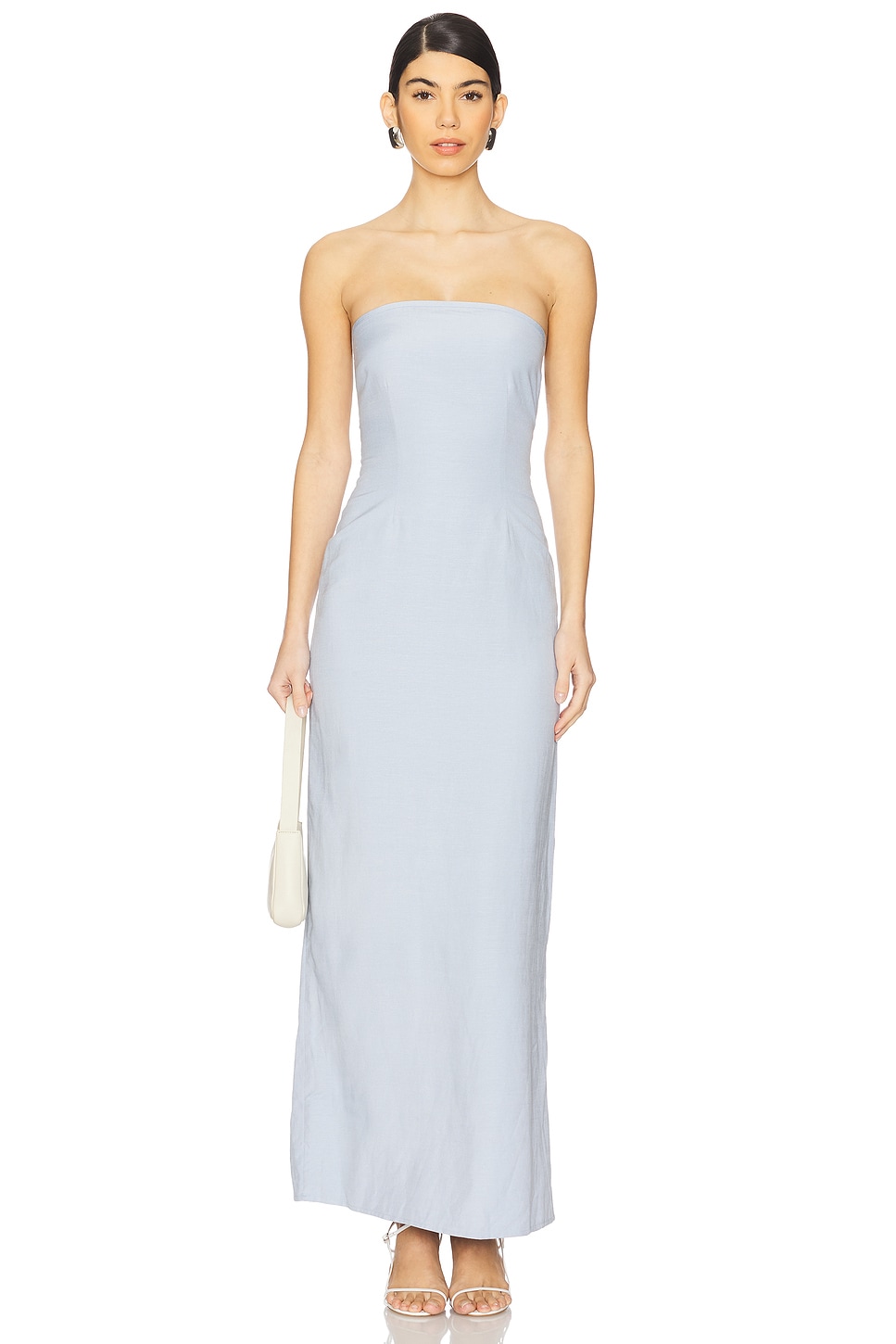 Romy Strapless Panel Back Dress - luluinthesky