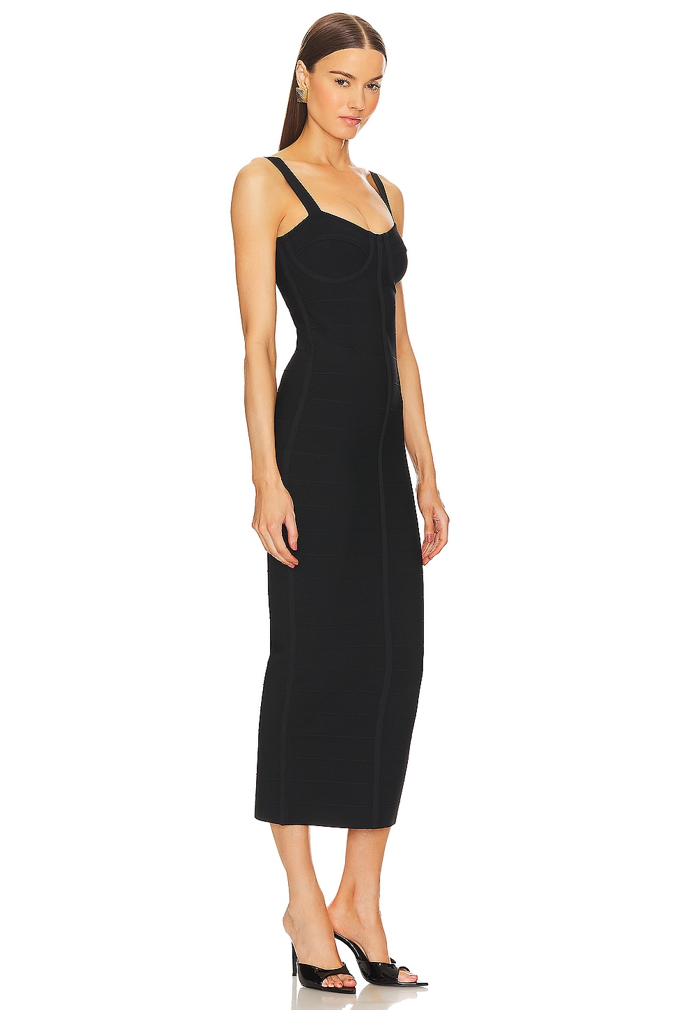 x REVOLVE Amyra Bandage Midi Dress - luluinthesky