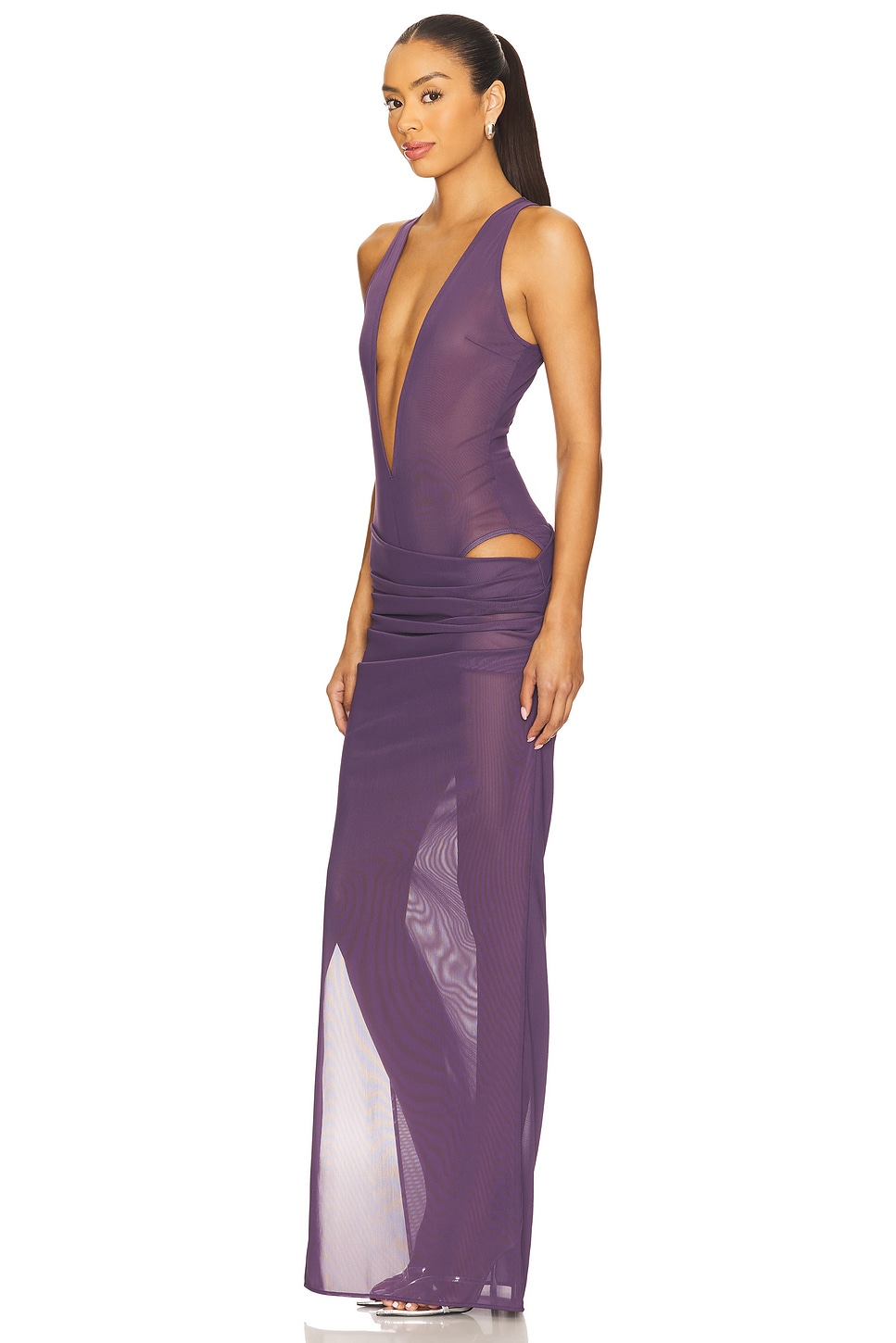 Tucked Halter Column Dress - luluinthesky