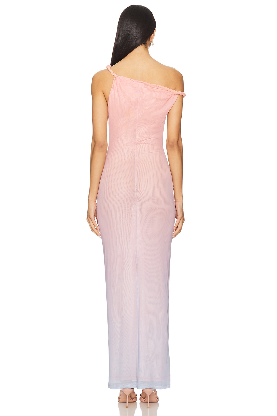 Mesh Twist Maxi Dress - luluinthesky