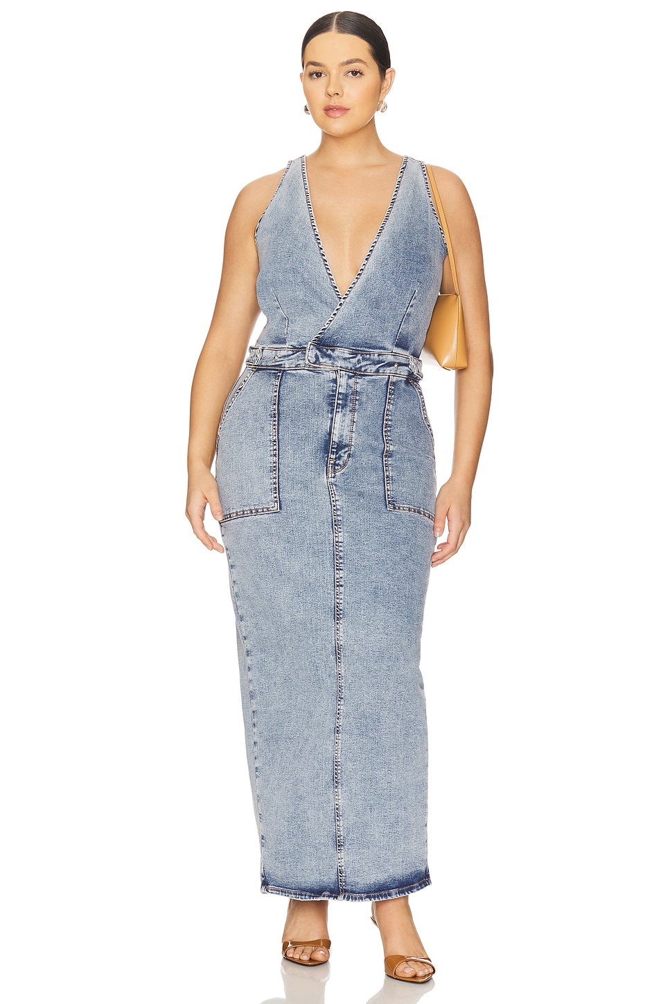 Fit For Success V-neck Maxi Dress - luluinthesky