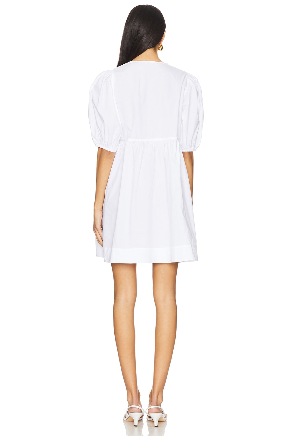 Poplin Tie String Mini Dress - luluinthesky