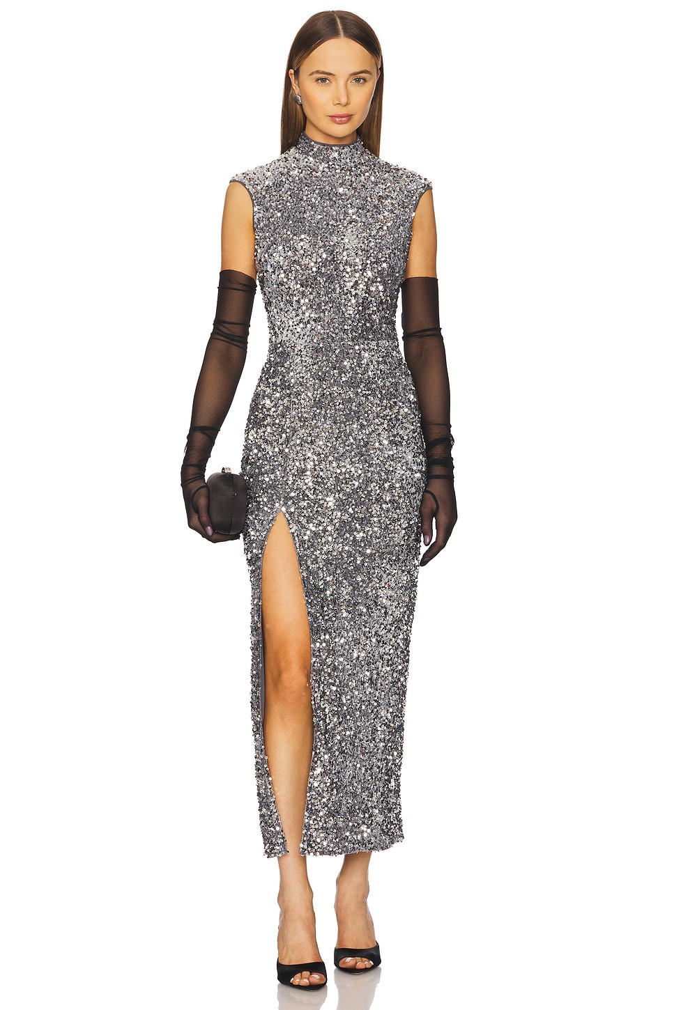 Kelso Velvet Sequin Maxi Dress - luluinthesky