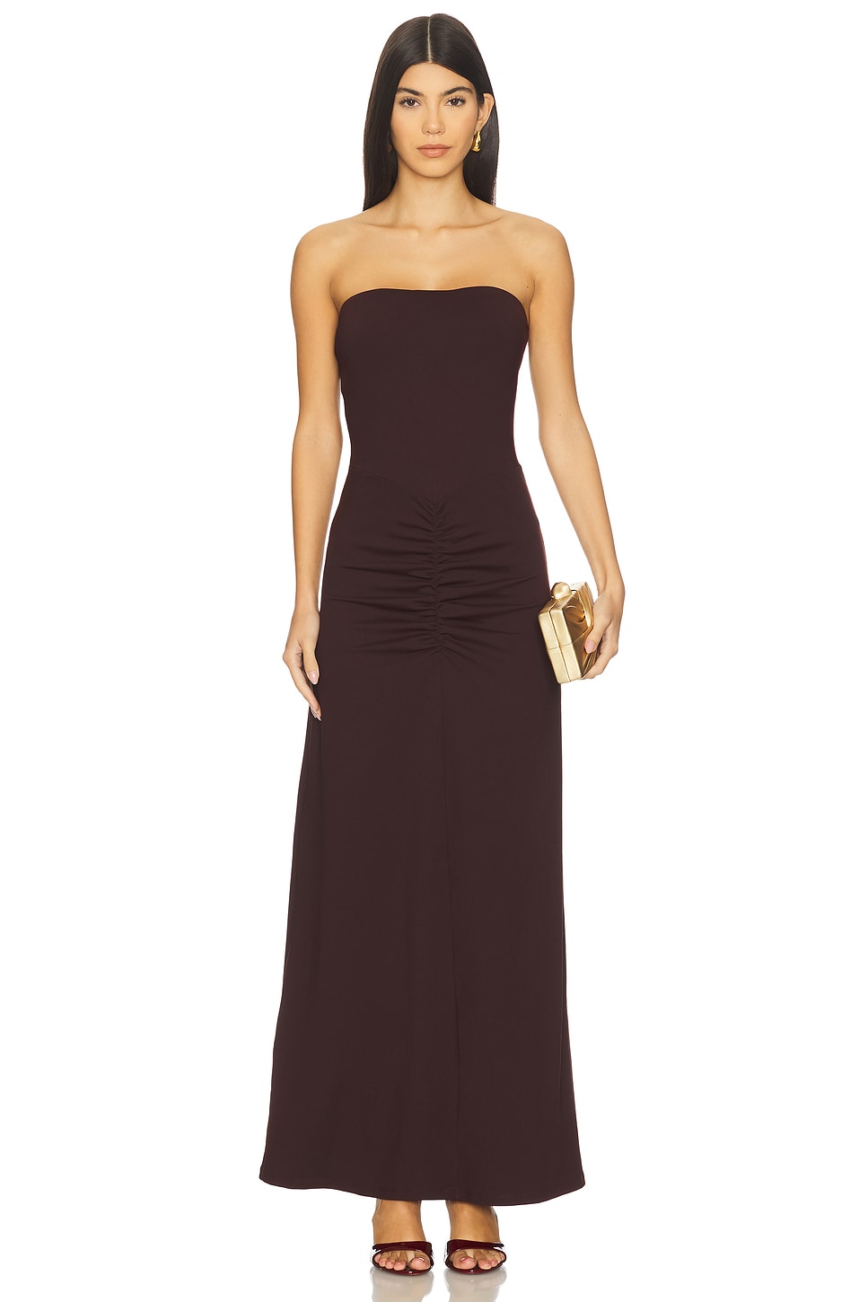 Tube Gathered Front Dress - luluinthesky