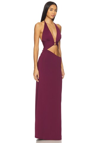 Lumia Halter Maxi Dress - luluinthesky