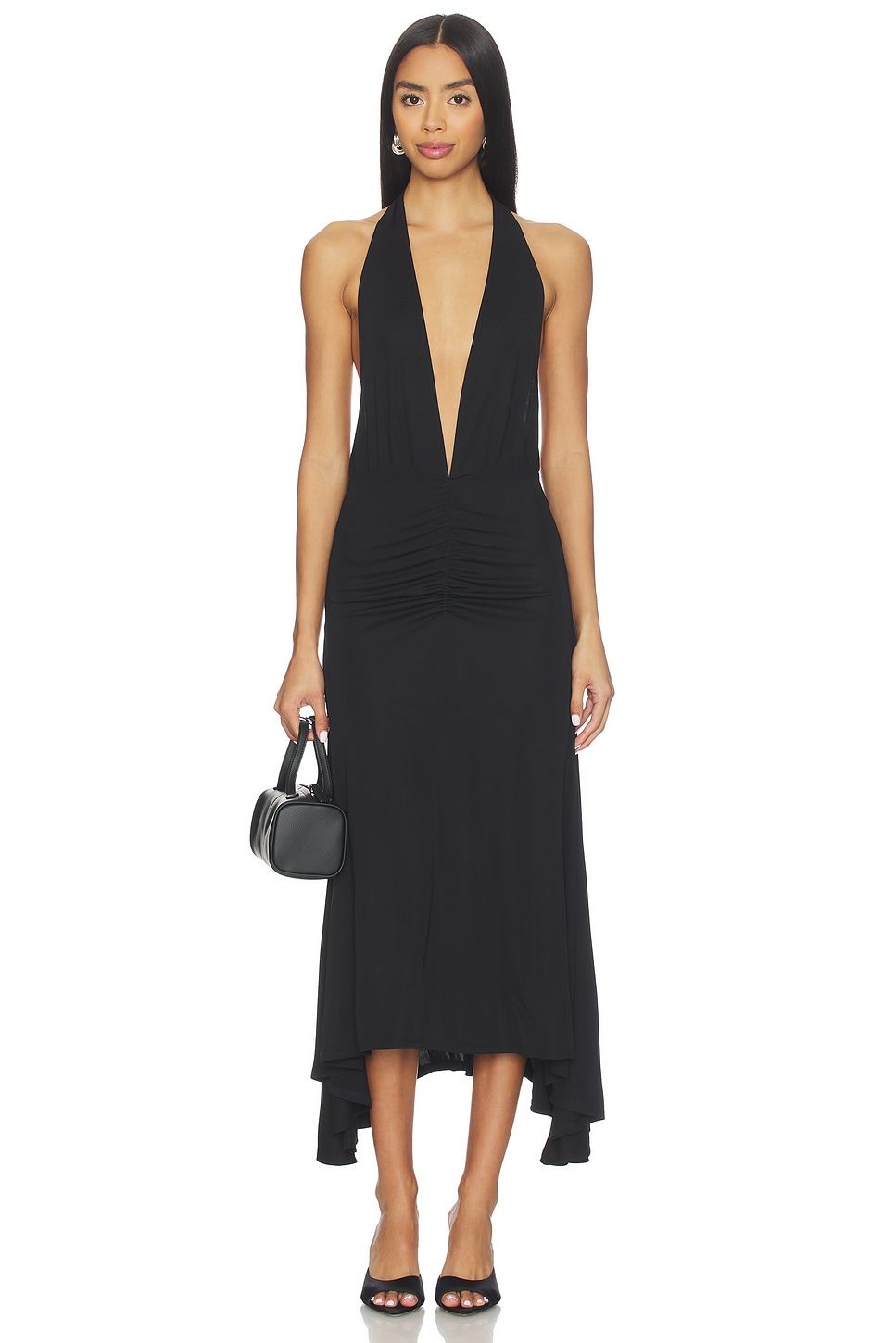 Halter Midi Dress - luluinthesky