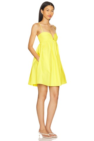 Poplin Lace Up Back V Wire Dress - luluinthesky