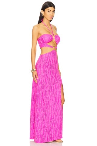 Double Loop Bandeau Long Dress - luluinthesky