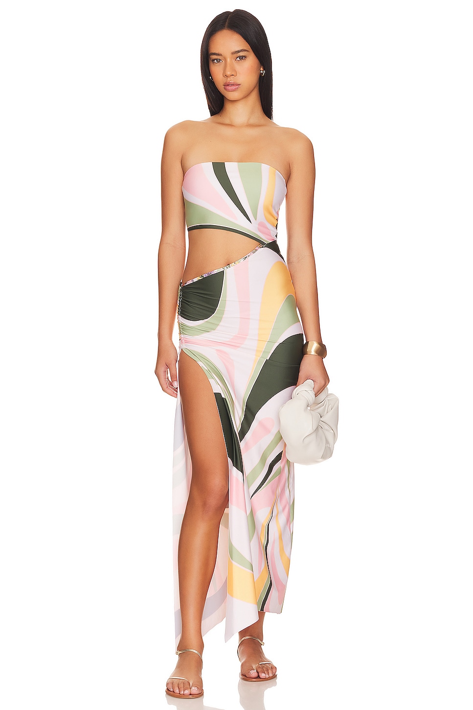 X Revolve Gwen Vitreo Midi Dress - luluinthesky