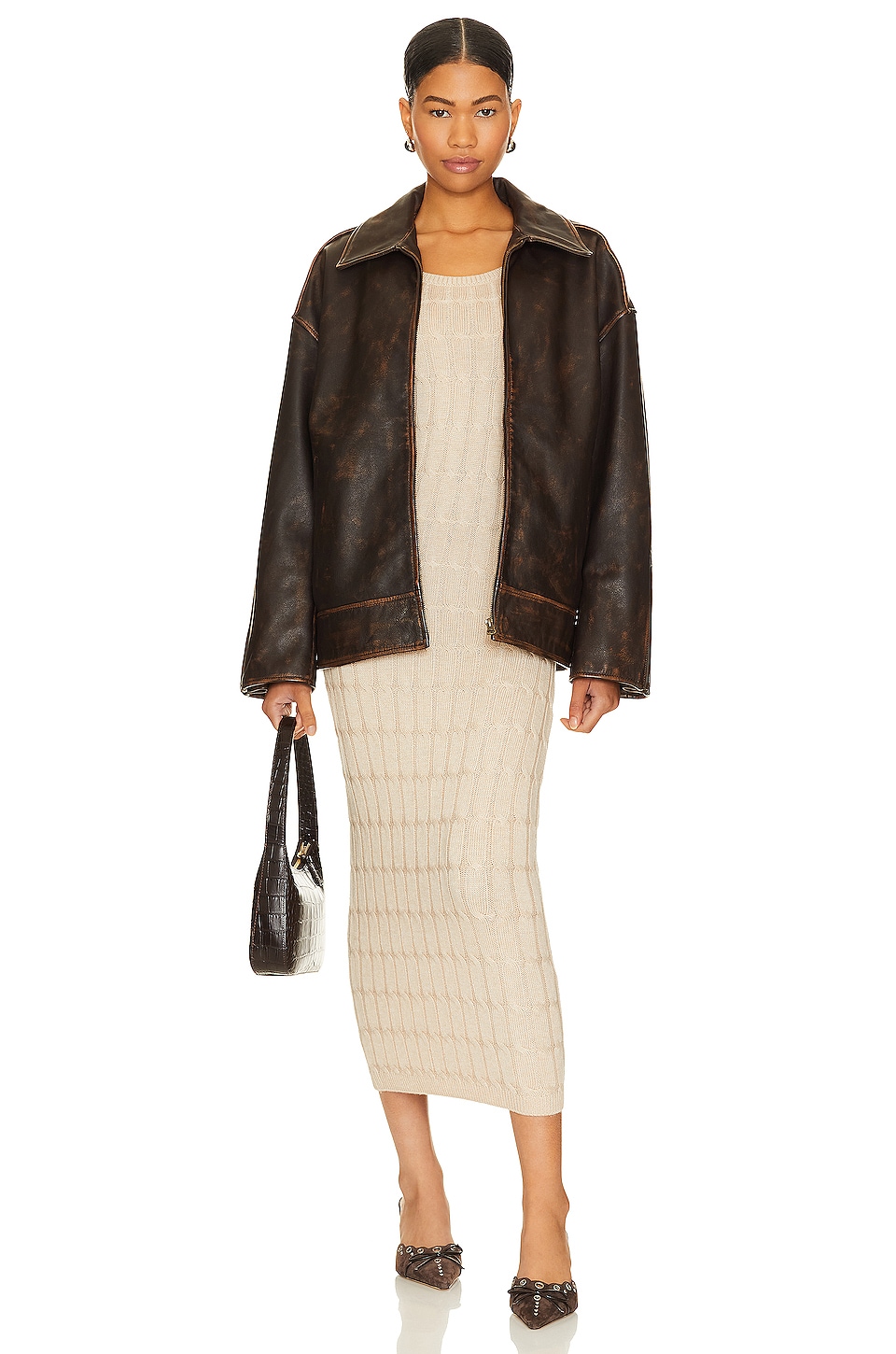 Cadee Cable Dress - luluinthesky