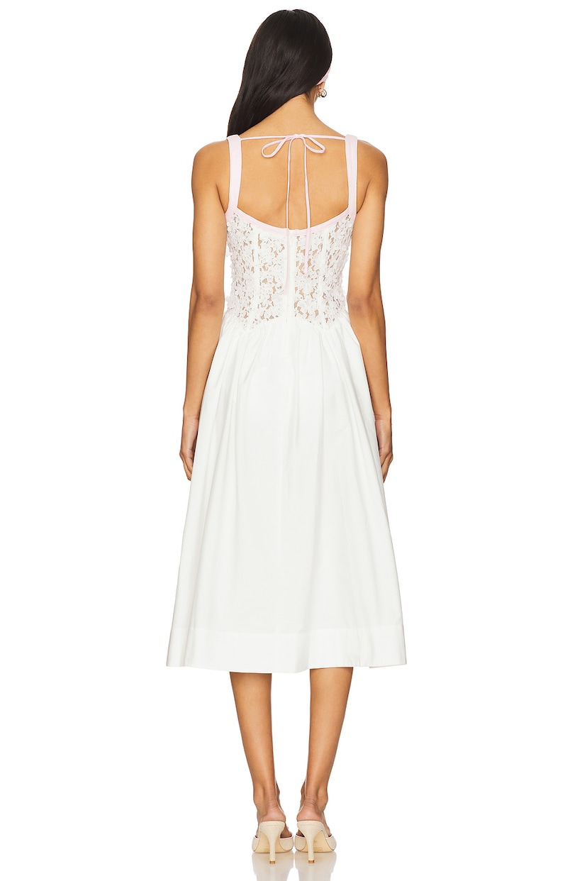 Blossom Lace Midi Dress - luluinthesky