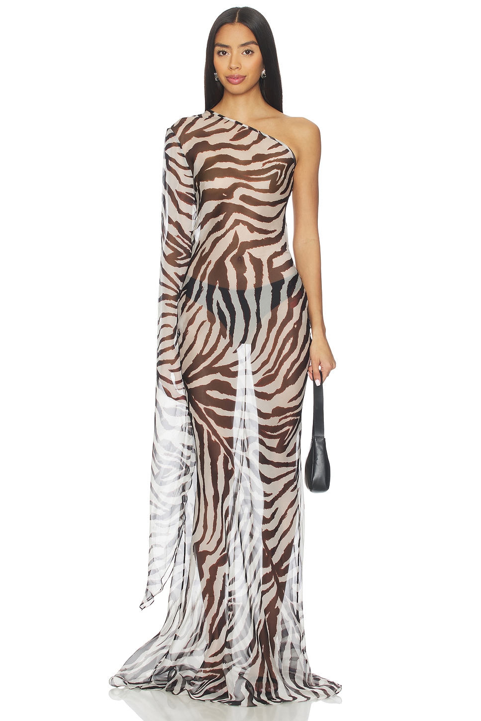 Zebra Print Maxi Dress - luluinthesky