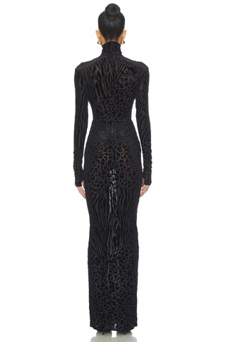 Animal Print Burnout Column Dress - luluinthesky