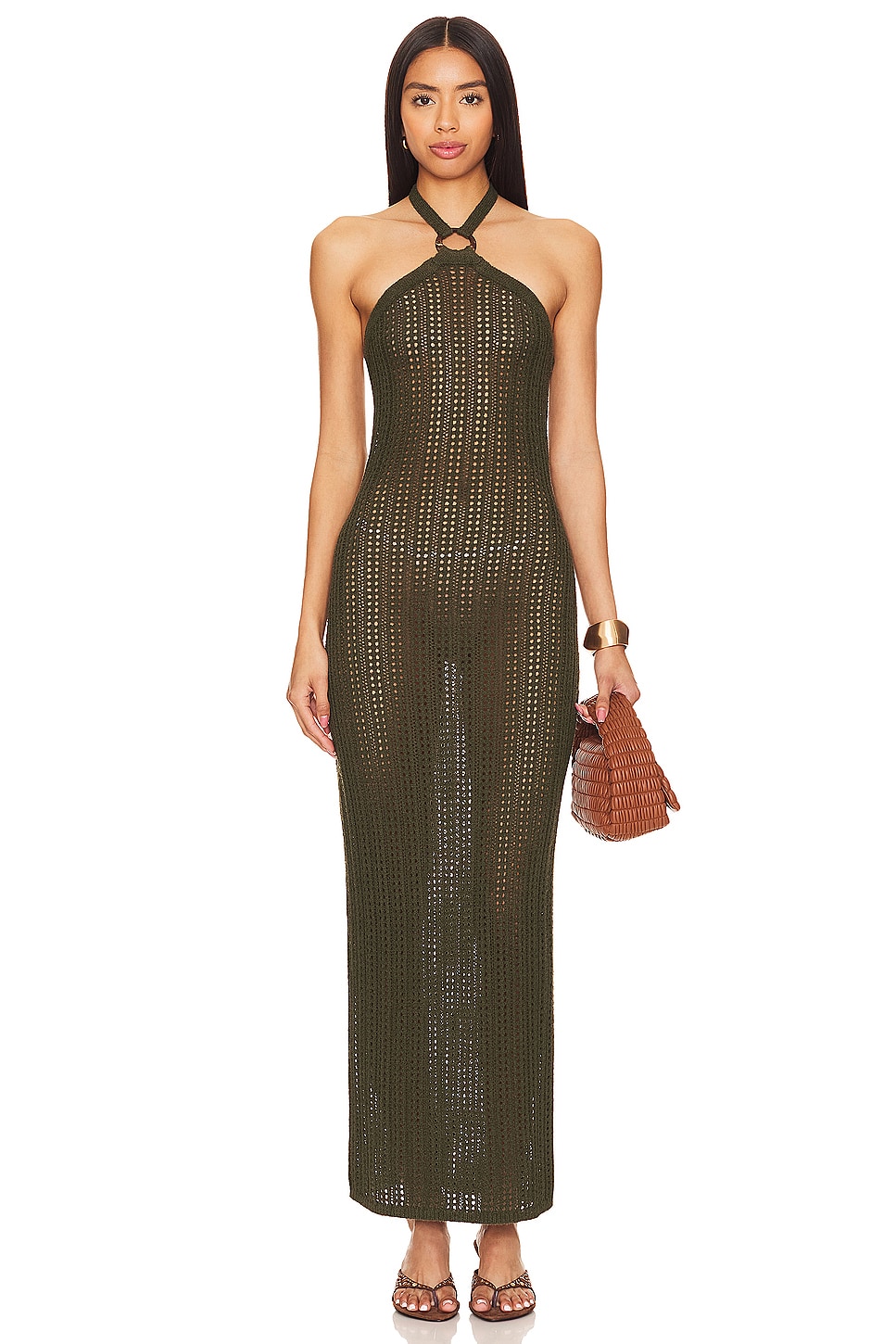 x REVOLVE Thea Mesh Maxi Dress - luluinthesky
