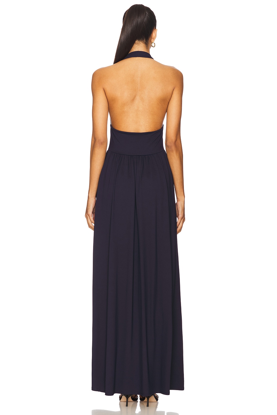 Halter Gathered Dress - luluinthesky