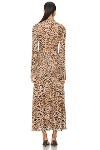 Lea Printed Mesh Midi Dress - luluinthesky