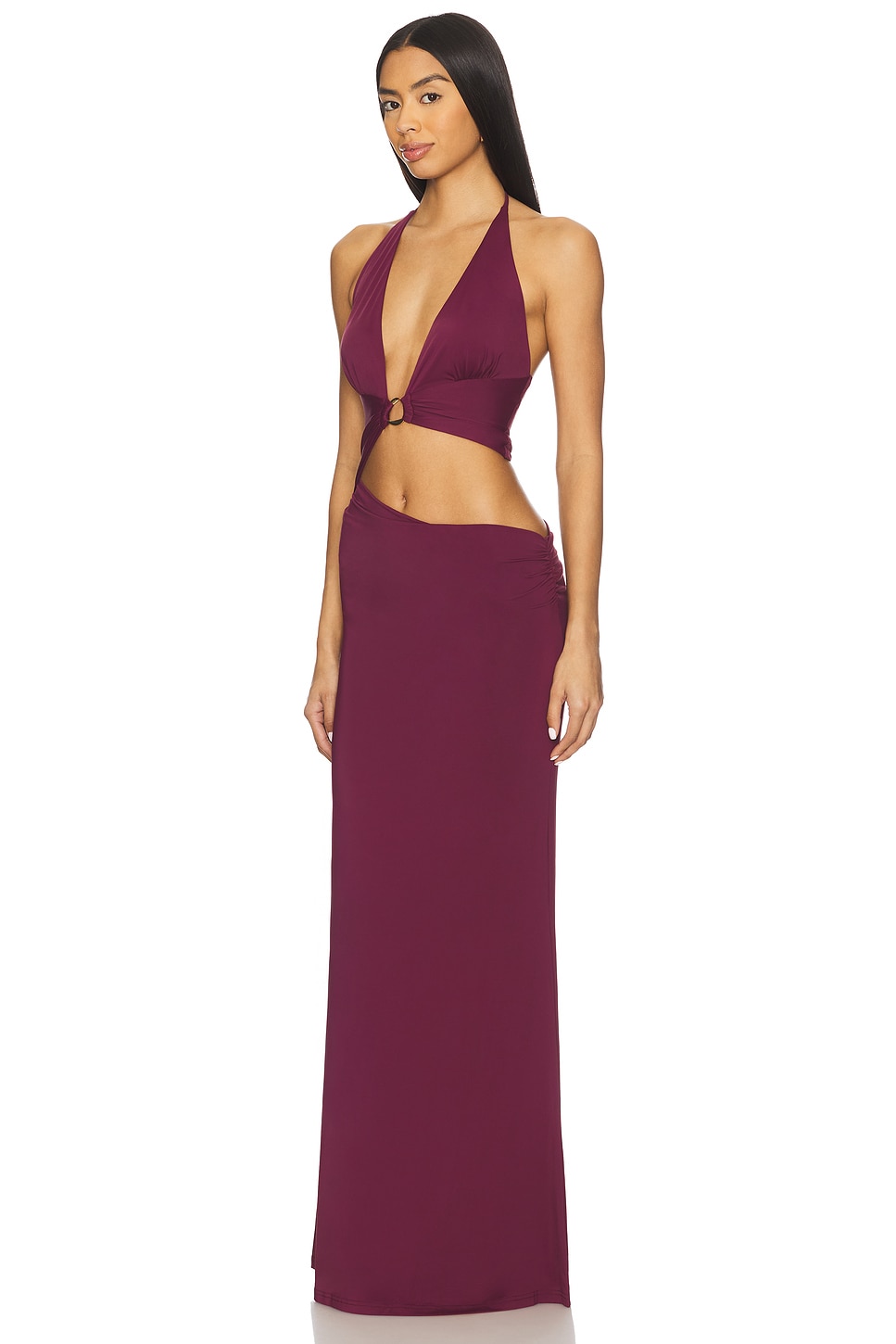 Lumia Halter Maxi Dress - luluinthesky