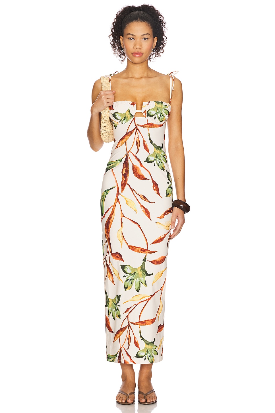 Petal Long Slip Dress - luluinthesky
