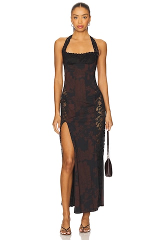 x Intimately FP Love You Most Printed Maxi Dress - luluinthesky