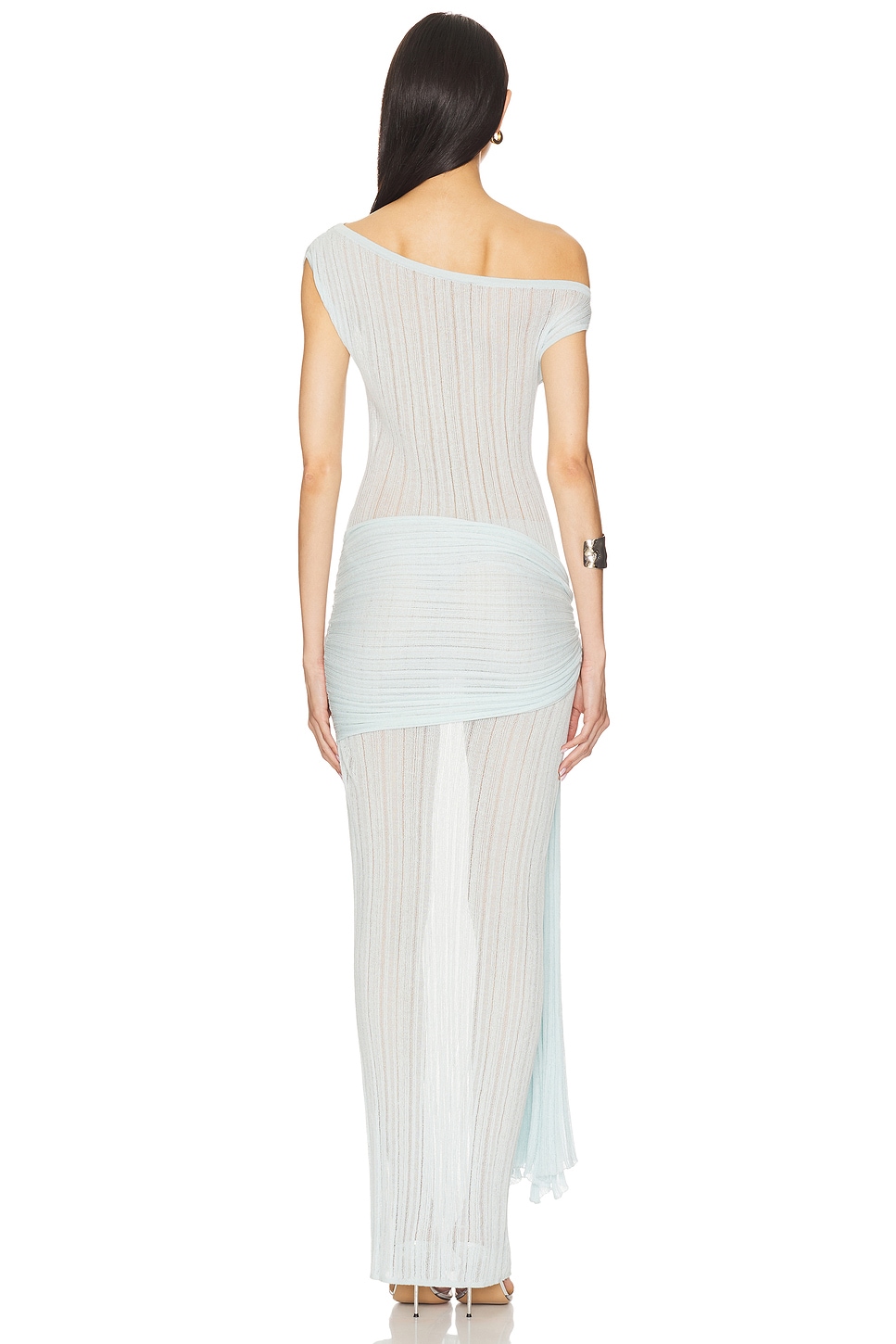 Callie Sheer Midi Knit Dress - luluinthesky